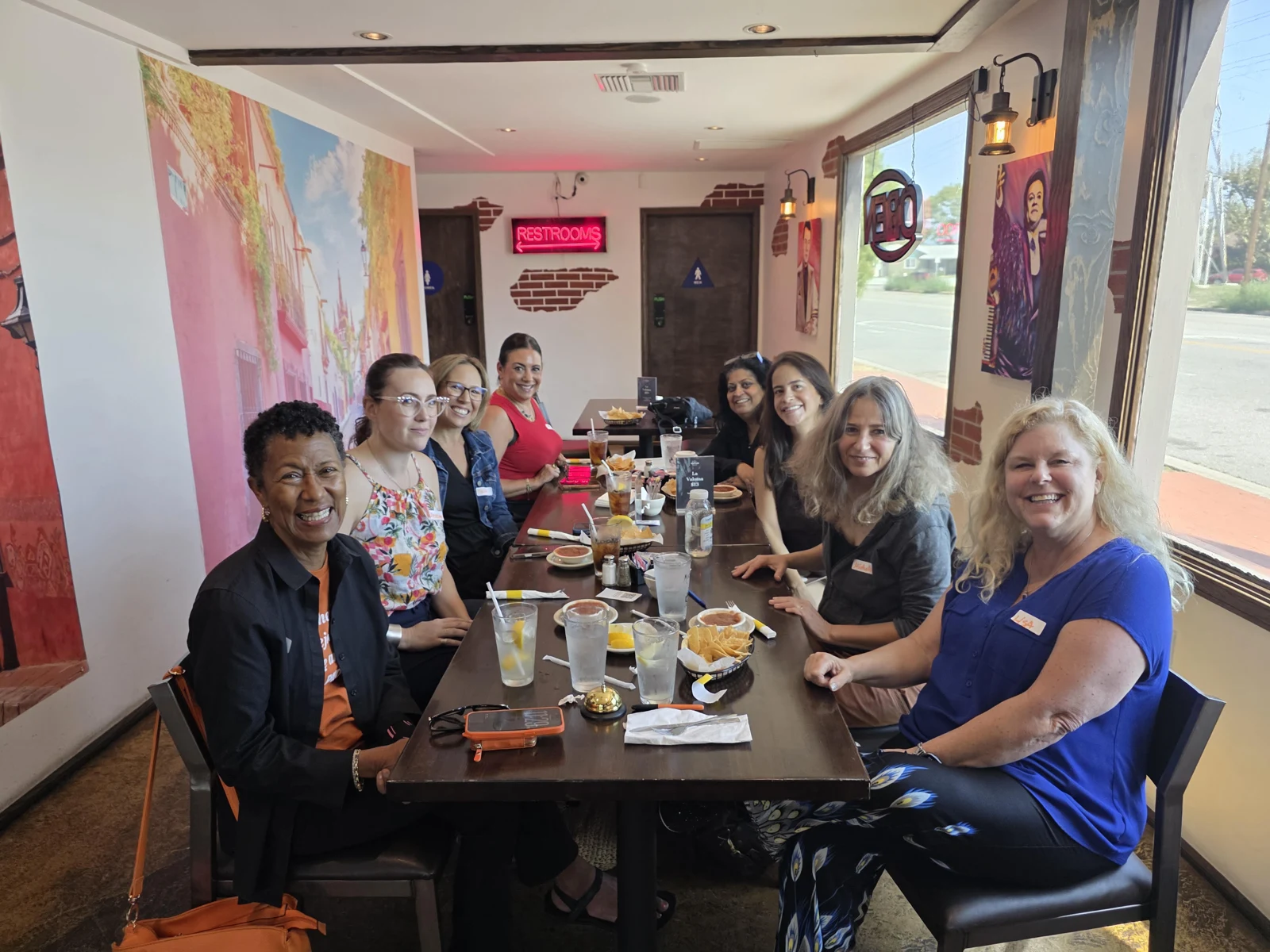 Women at a small FoundHER and FundHER gathering